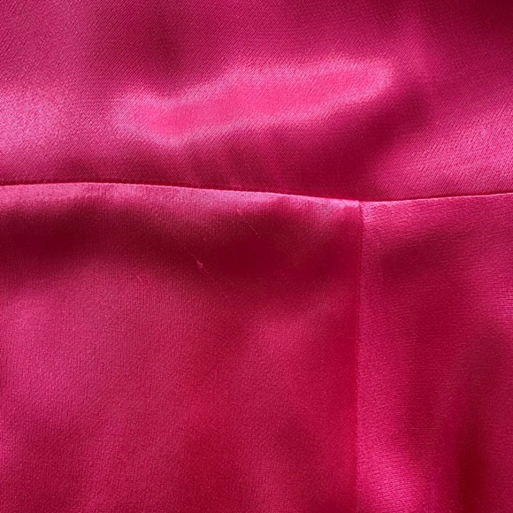 Bardot Audrey one shoulder midi dress, pink, size large - Picture 12 of 13